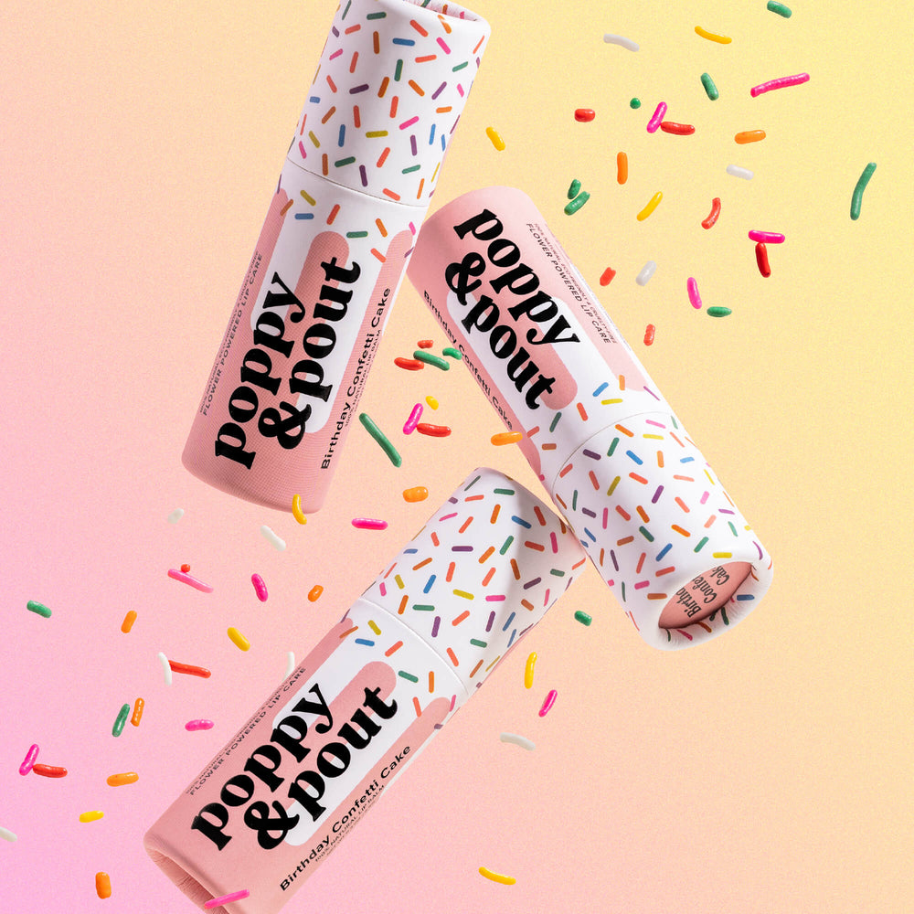 Lip Balm, Birthday Confetti Cake, Pink