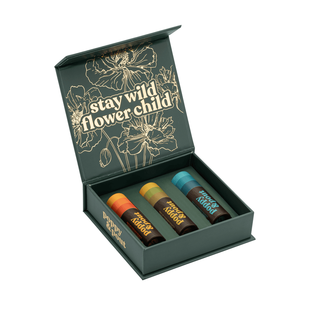 Gift Set, Lip Balm Trio, Retro Surf
