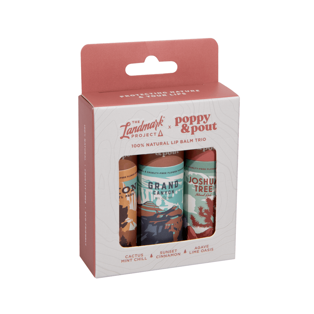 Gift Set, The Landmark Project, Lip Balm Trio, Desert