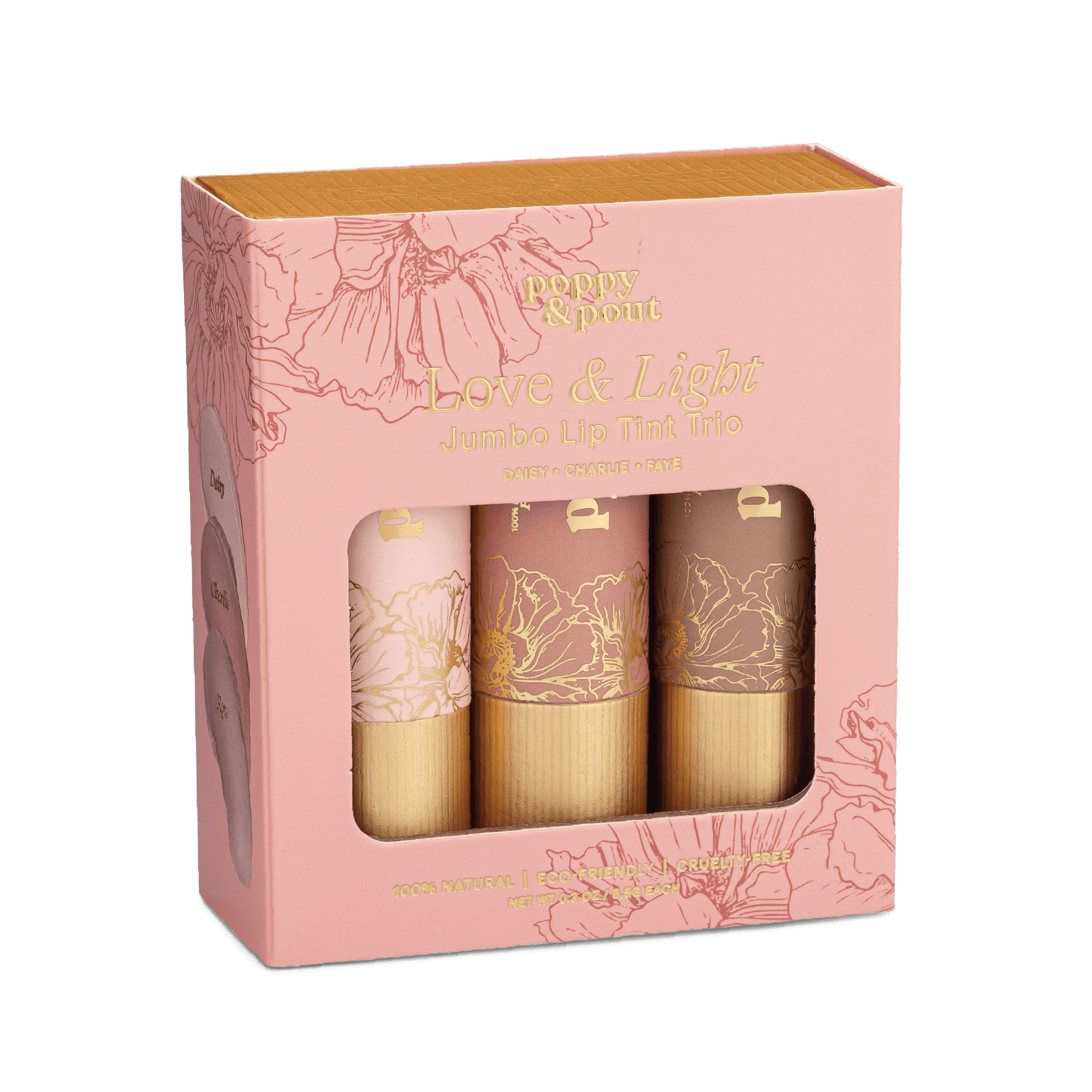 【未使用品】リモージュ 金彩装飾ピンクローズ ペントレイ&ペーパーナイフ 2点 Tinted Lip Balm Gift Set Trio – Love & Light | Poppy & Pout