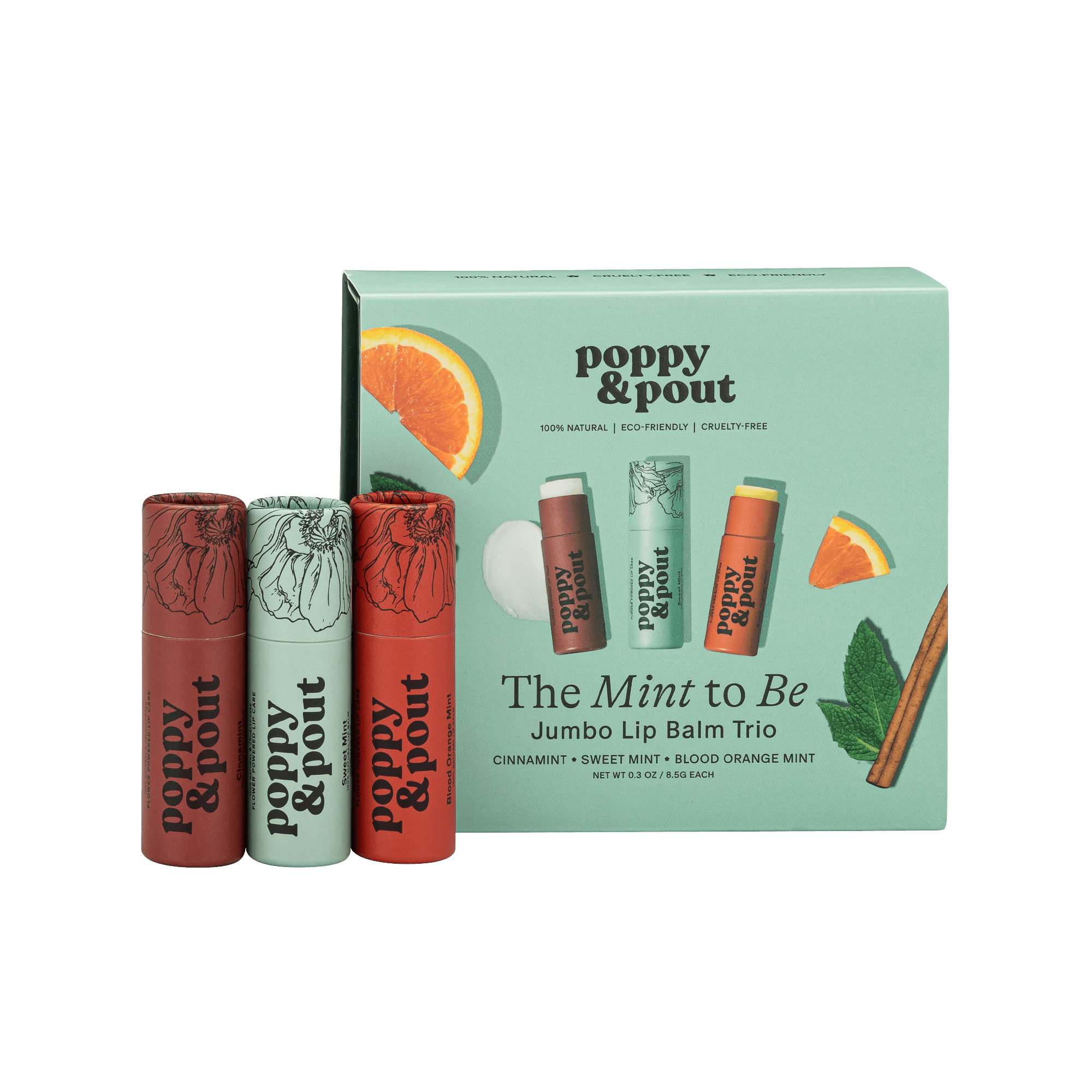 Lip Balm Trio - Poppy & Pout
