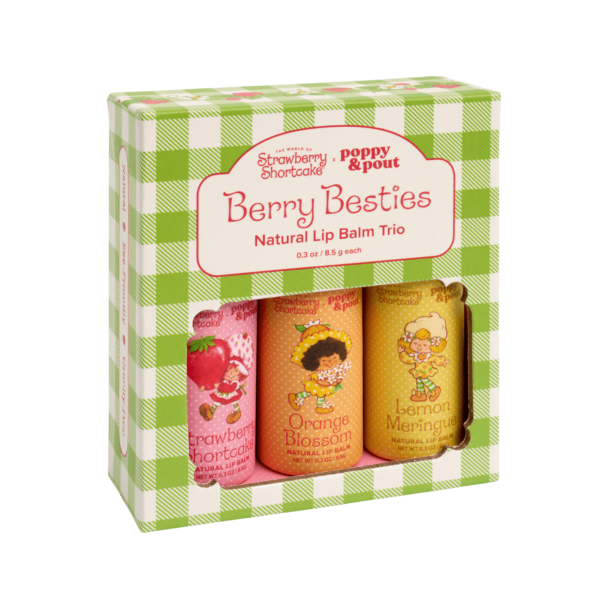 Limited Edition, Gift Set, Lip Balm Trio, Berry Besties – Poppy & Pout