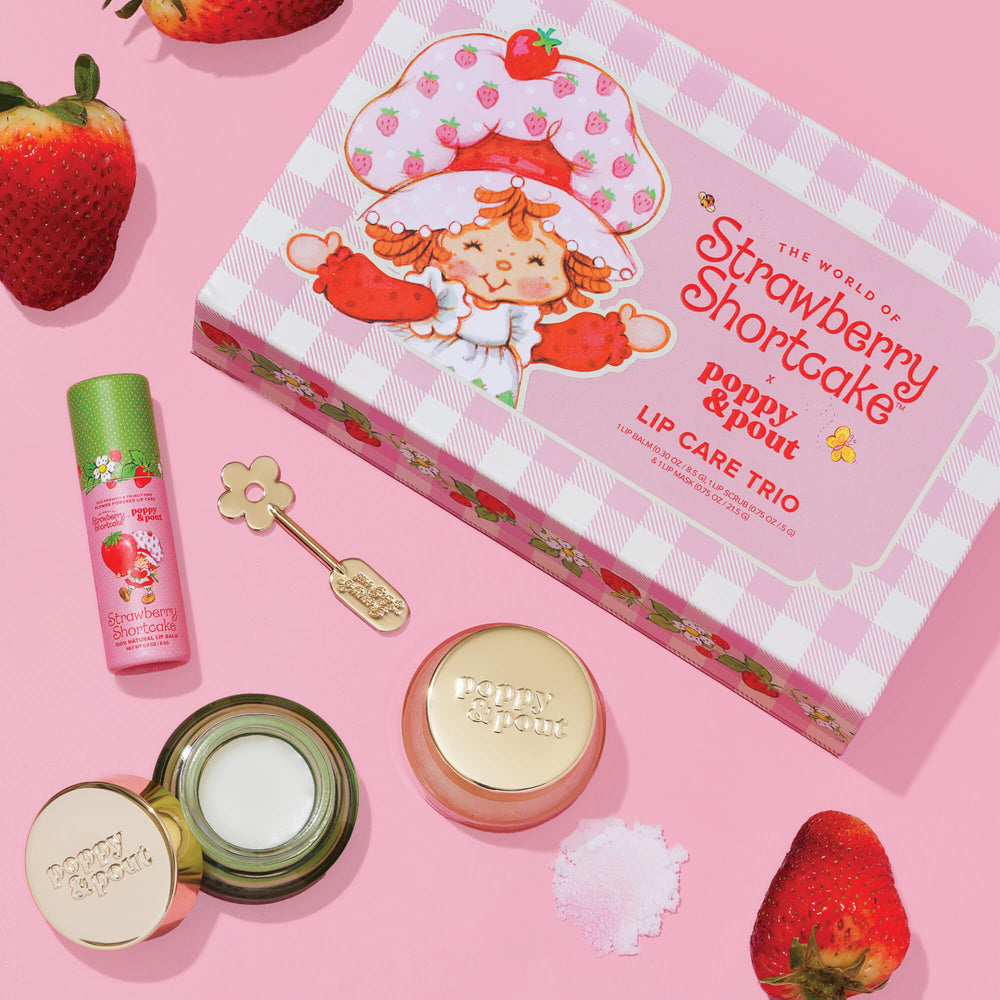 Limited Edition, Strawberry Shortcake, Lip Care Gift Set Trio