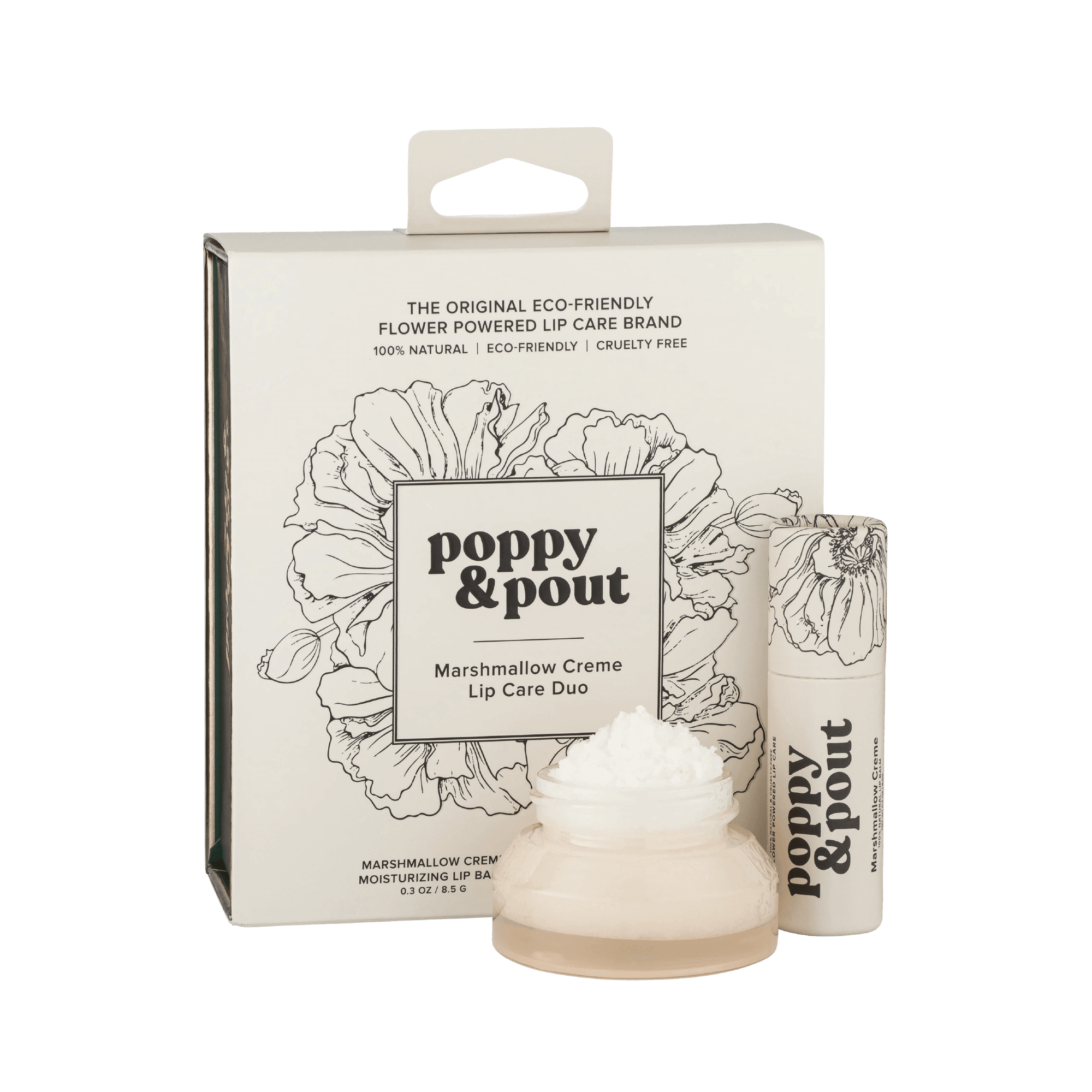 Marshmallow Creme Lip Scrub and Balm Set