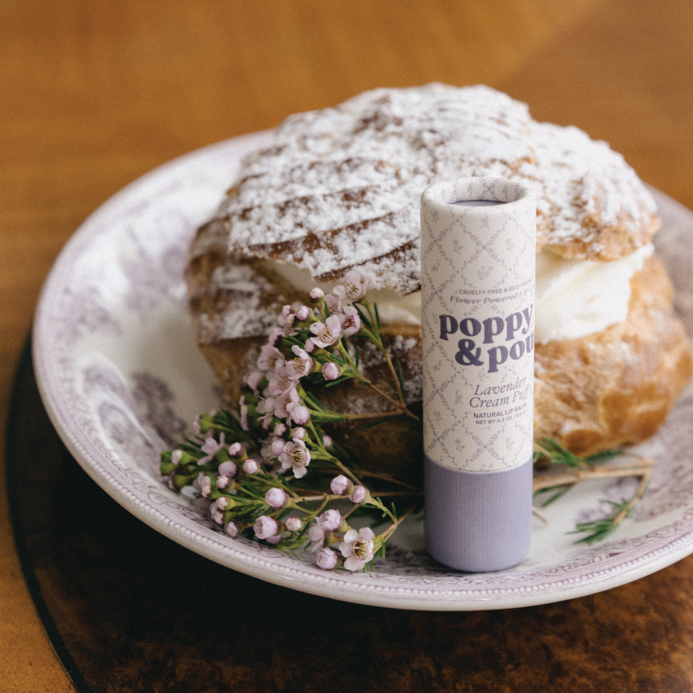 Lip Balm, Cottage Collection, Lavender Cream Puff