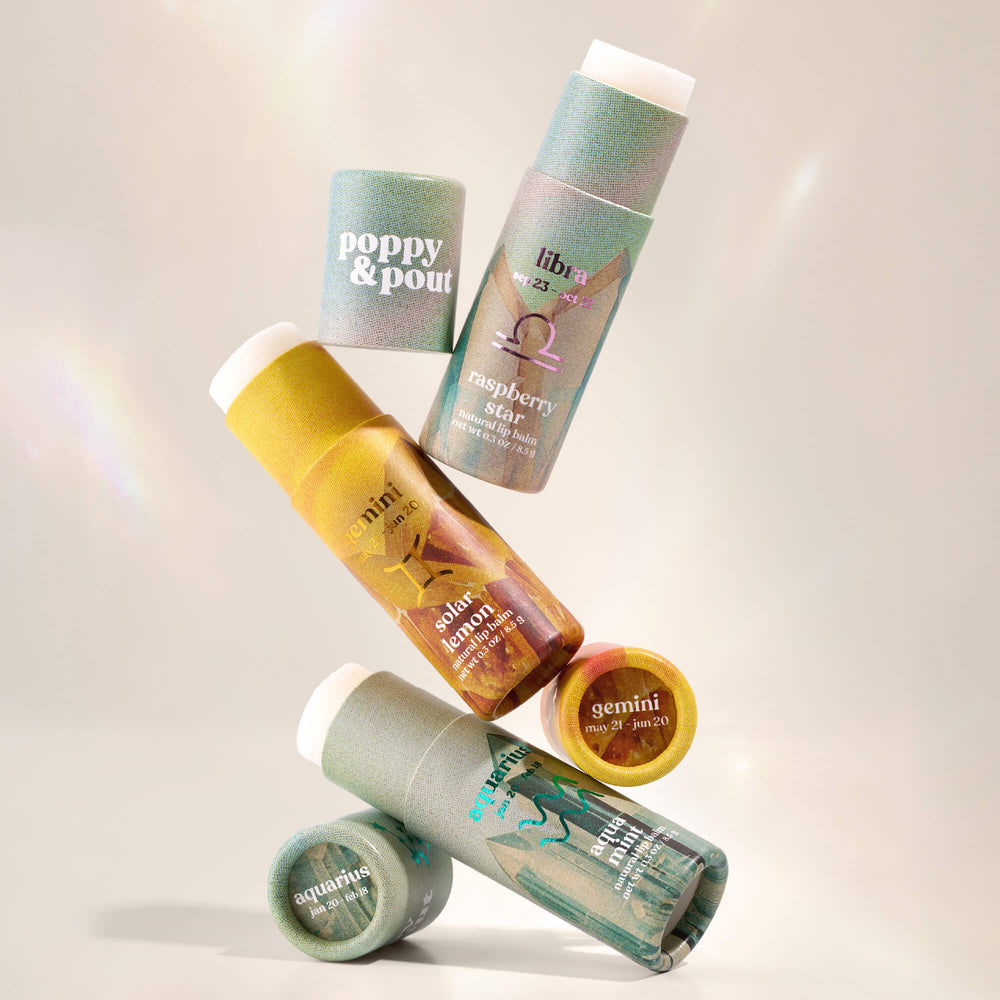 Lip Balm, Zodiac, Libra Raspberry Star