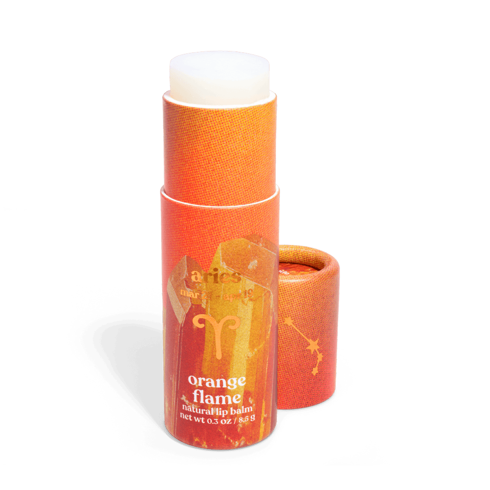 Lip Balm, Zodiac, Aries Orange Flame