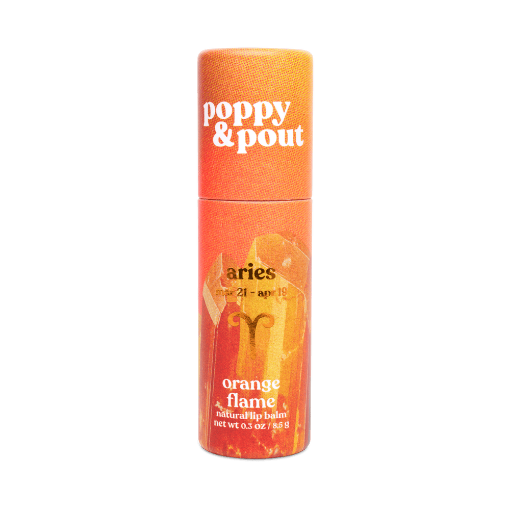 Lip Balm, Zodiac, Aries Orange Flame
