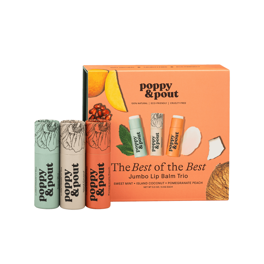 Chapstick 3 Pack - Poppy & Pout