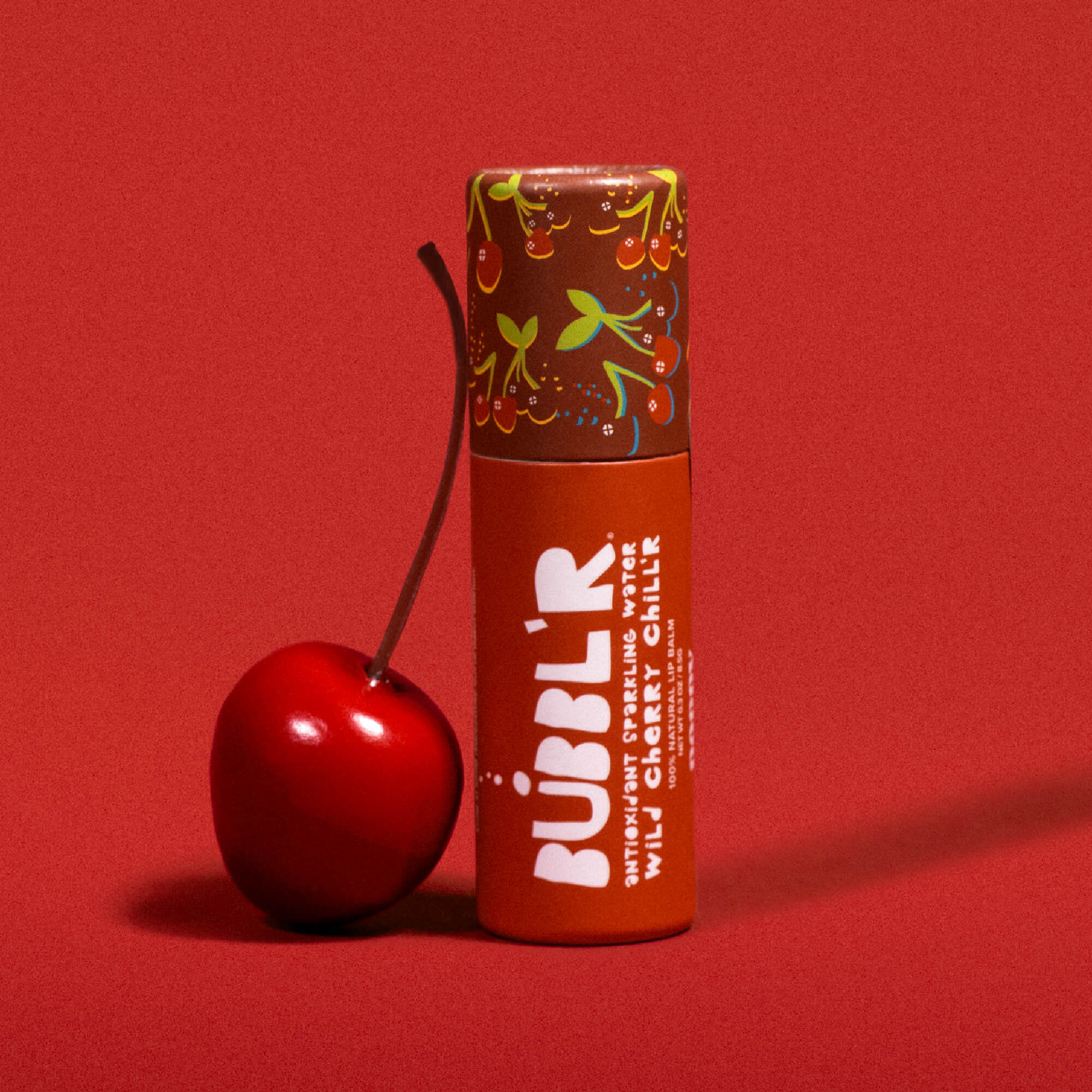Limited Edition, BUBBL'R, Wild Cherry Chill'r Lip Balm