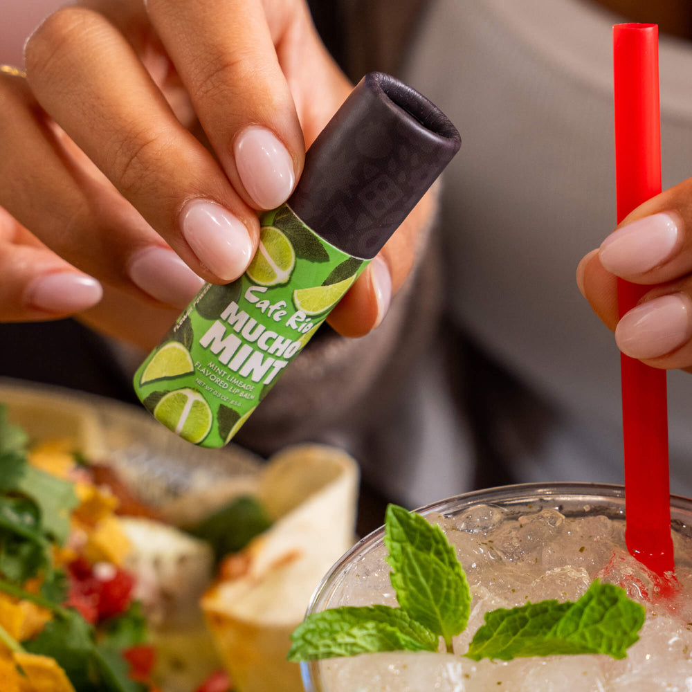 Limited Edition, Lip Balm, Cafe Rio, Mucho Mint