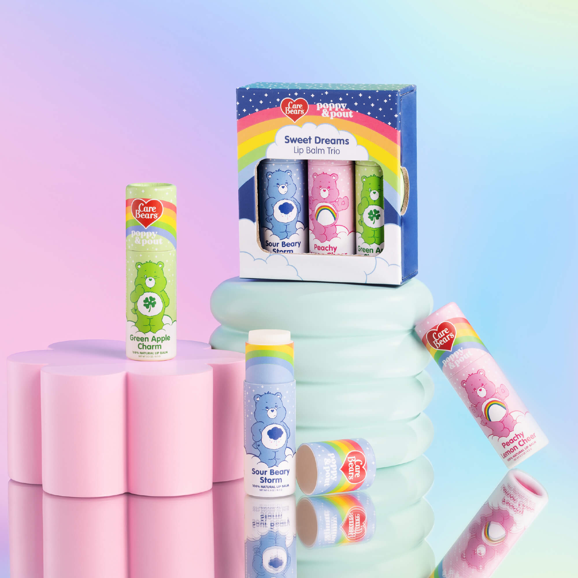 【専用おまとめ】英国製　ミントン★リボン＆ブロッサム★トリオペア他計3点 Limited Edition, Lip Balm Trio, Care Bears – Poppy & Pout