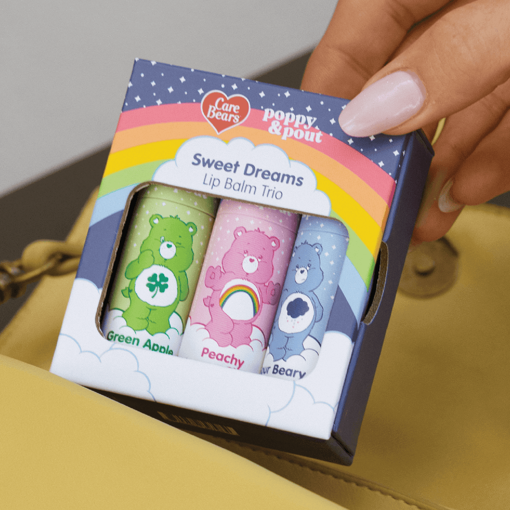 Limited Edition, Lip Balm Trio, Care Bears