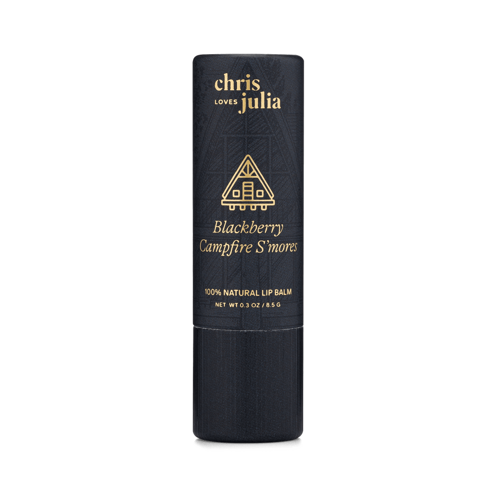 Lip Balm, Chris Loves Julia, Blackberry Campfire S'mores