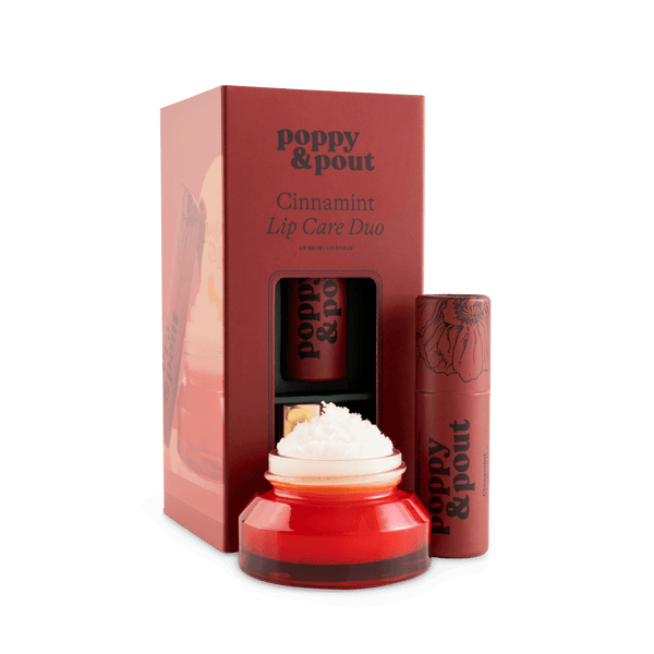 Cinnamint Lip Care Duo | Poppy & Pout Natural Lip Care