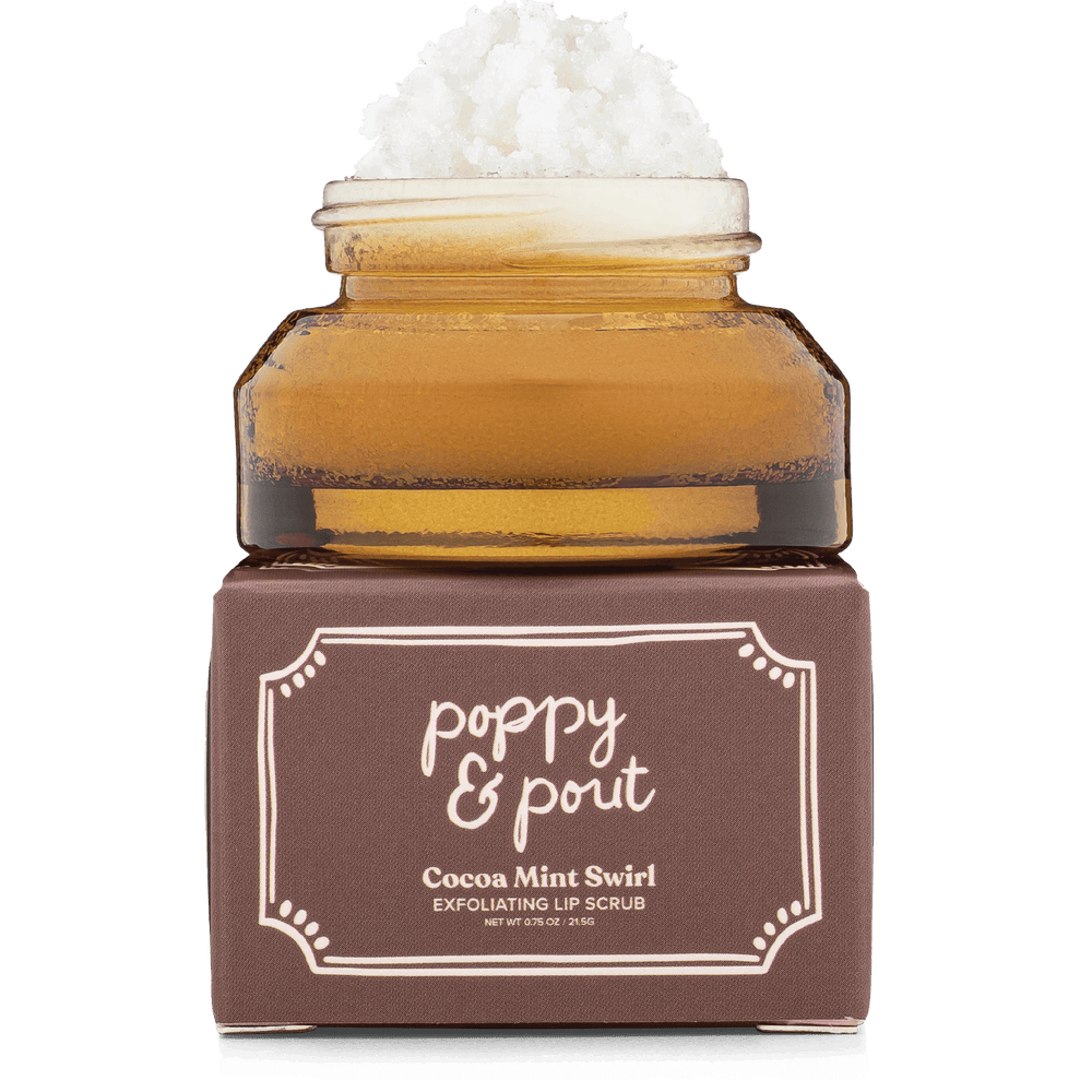 Limited Edition, Lip Scrub, Holiday, Cocoa Mint Swirl