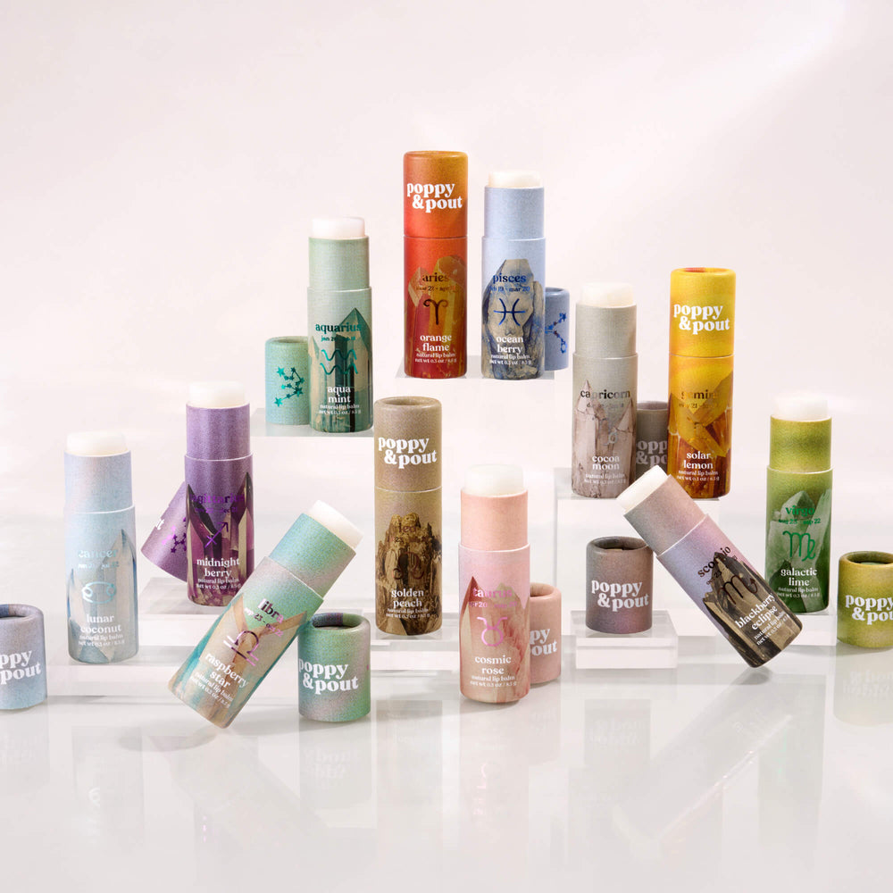 Lip Balm, Zodiac, Libra Raspberry Star