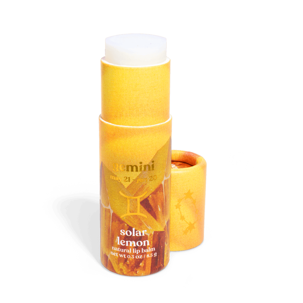 Lip Balm, Zodiac, Gemini Solar Lemon