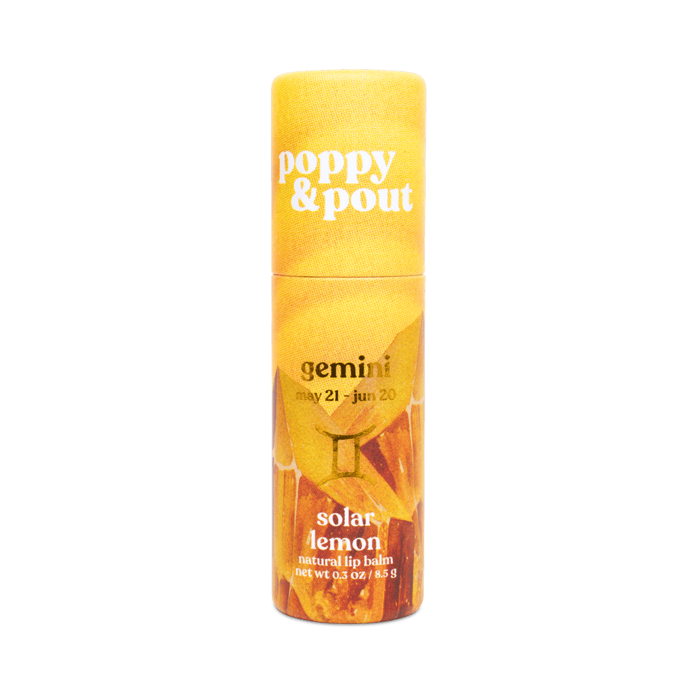 Lip Balm, Zodiac, Gemini Solar Lemon