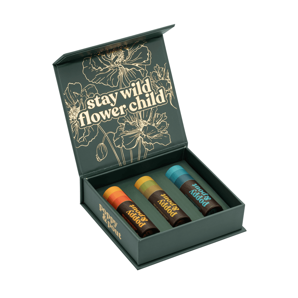 Gift Set, Lip Balm Trio, Retro Surf