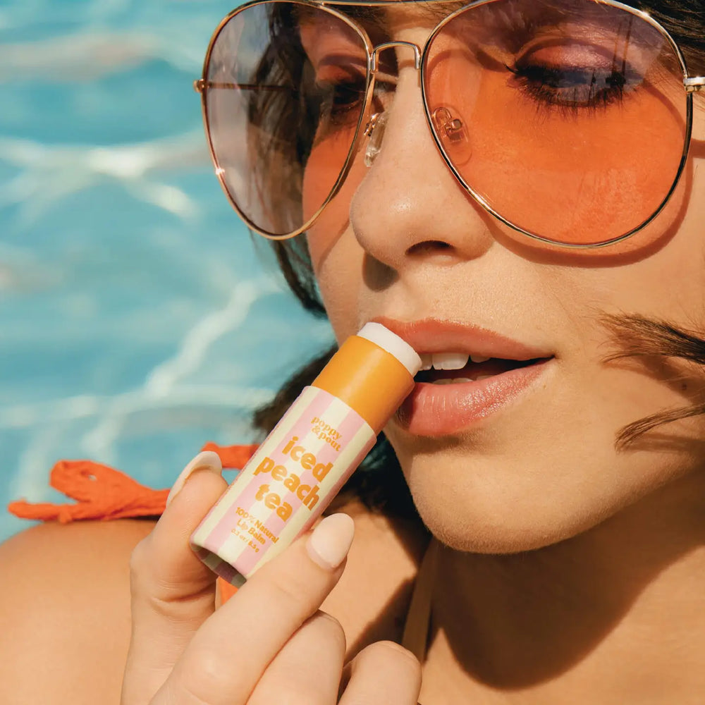 Lip Balm, Retro Refreshers, Iced Peach Tea