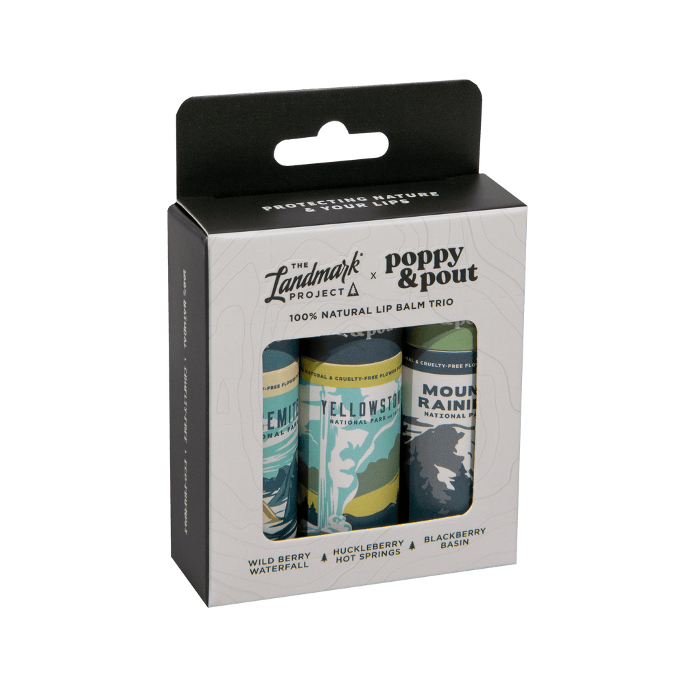 Gift Set, The Landmark Project, Lip Balm Trio, Mountain