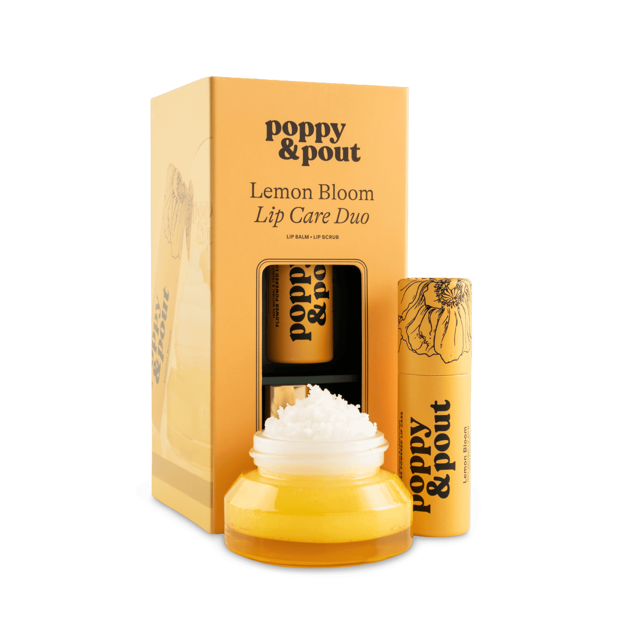 Gift Set, Lip Care Duo, Lemon Bloom