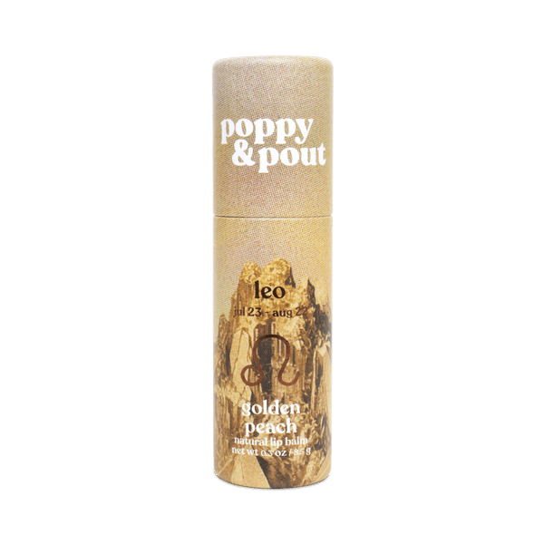 Lip Balm, Zodiac, Leo Golden Peach
