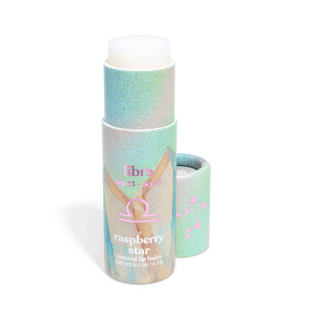 Lip Balm, Zodiac, Libra Raspberry Star