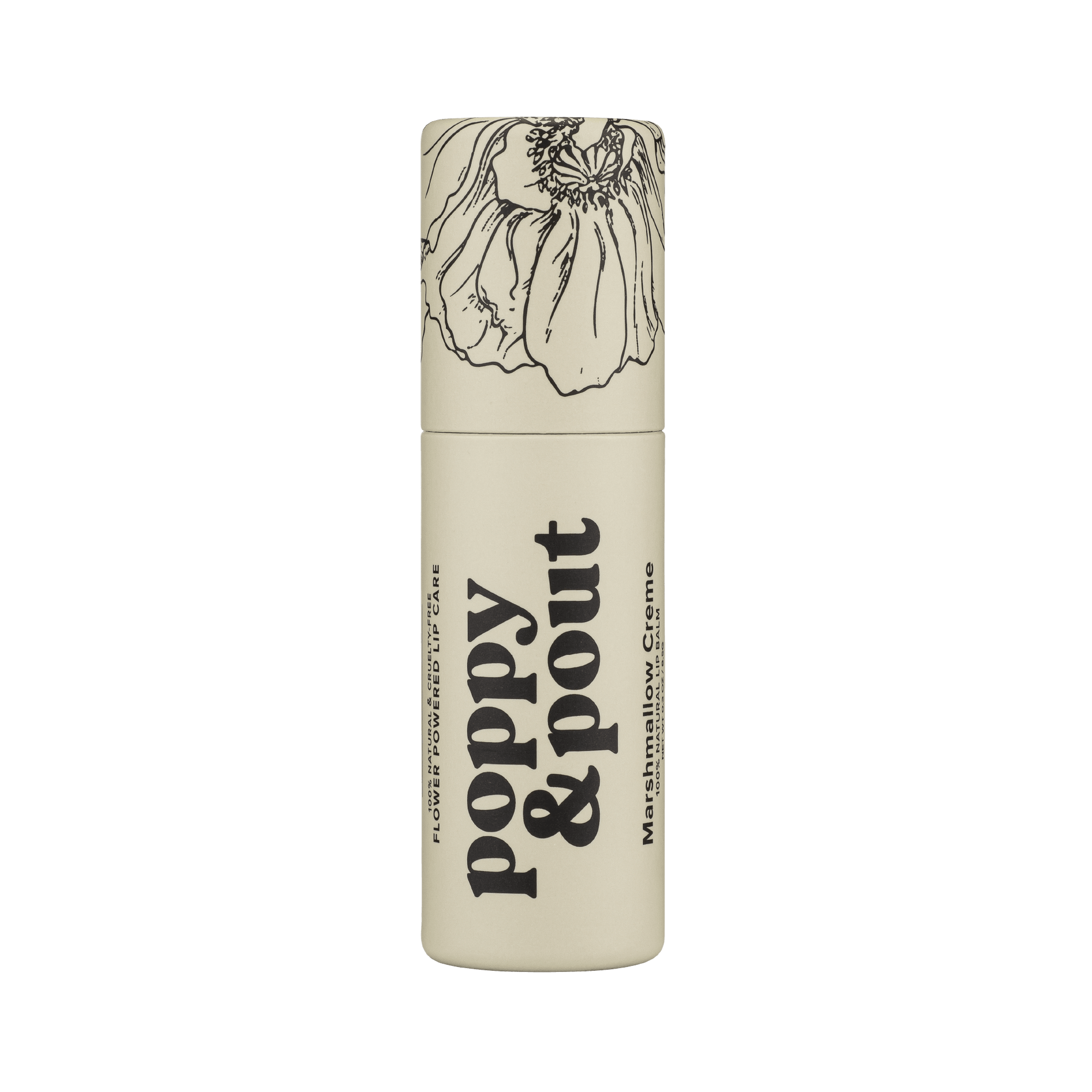 Lip Balm, Original, Marshmallow Creme - Poppy & Pout