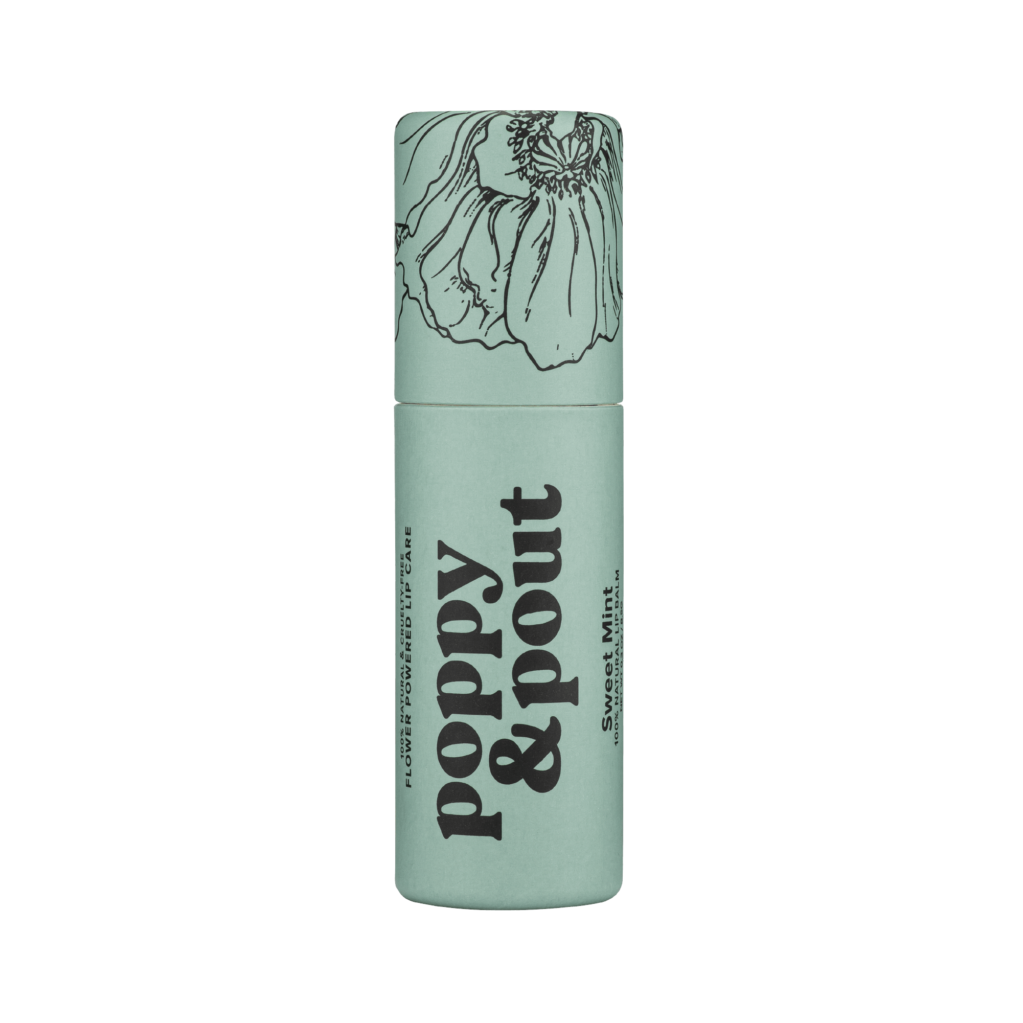 Lip Balm, Original, Sweet Mint - Poppy & Pout