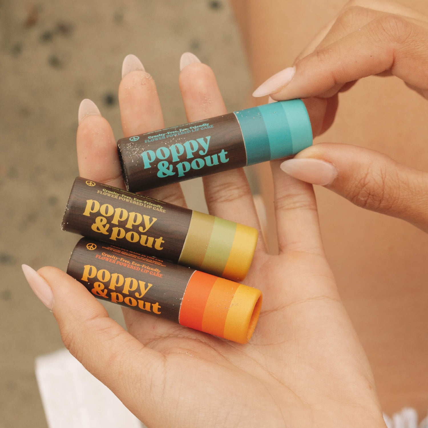 Citrus Chapstick | Citrus Lip Balm | Retro Surf – Poppy & Pout