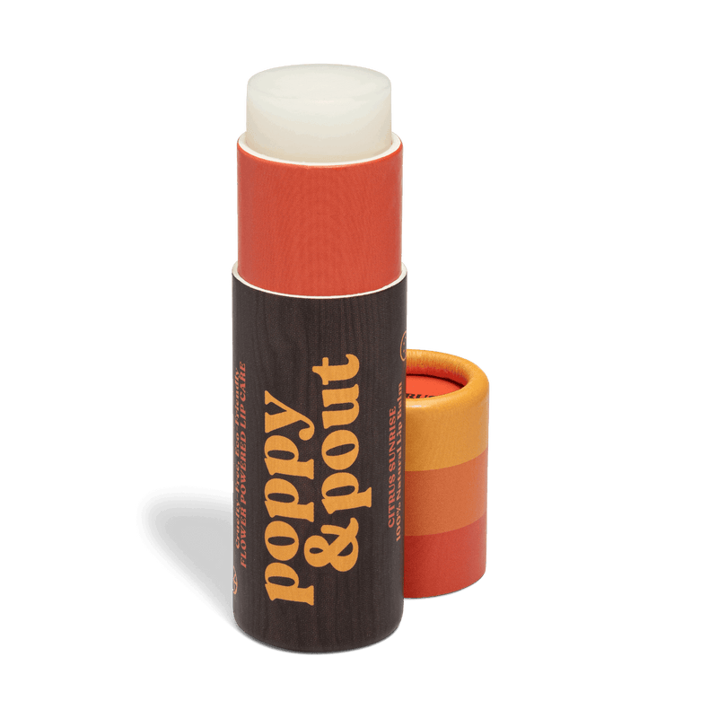 Citrus Chapstick | Citrus Lip Balm | Retro Surf – Poppy & Pout