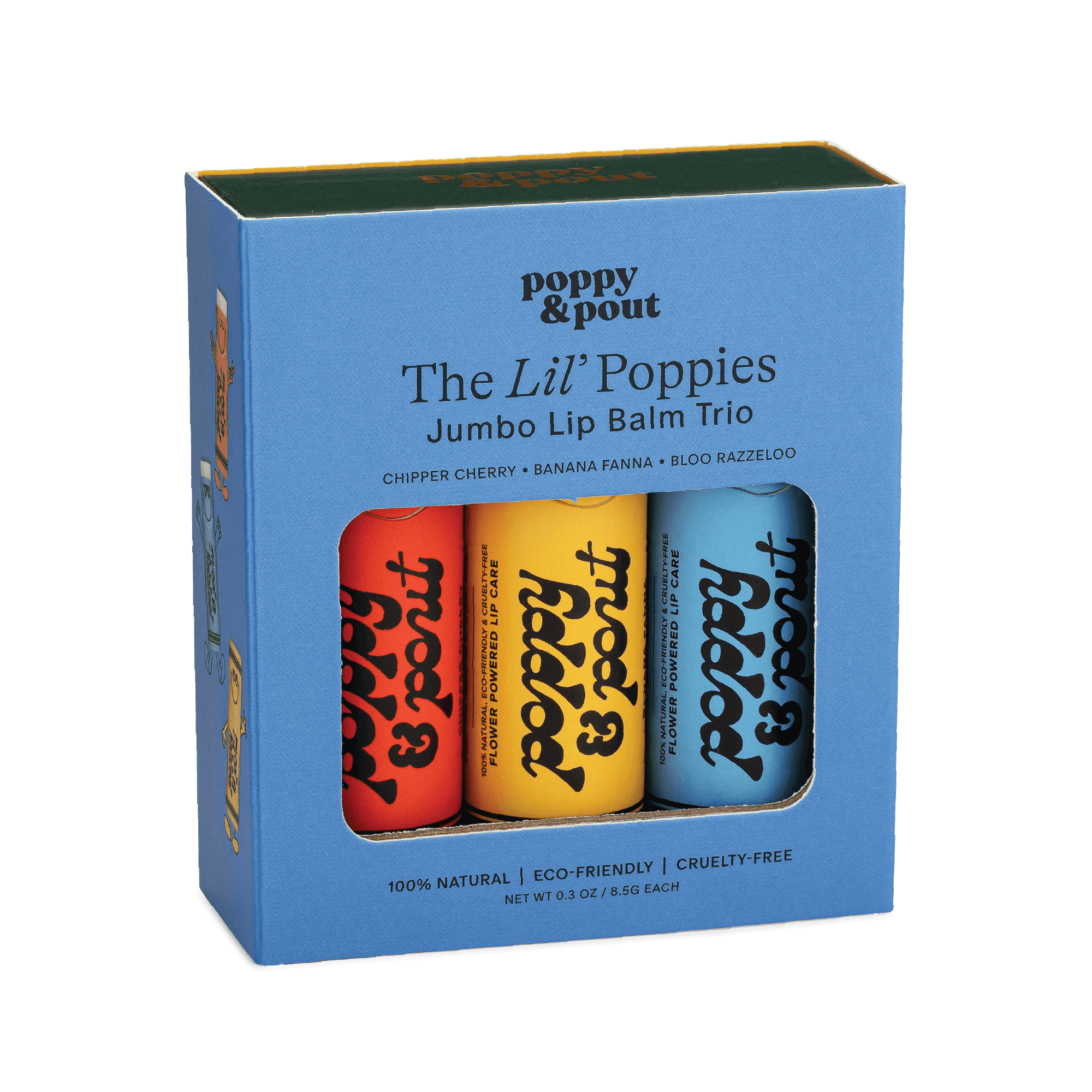 Gift Set, Lip Balm Trio, Lil' Poppies