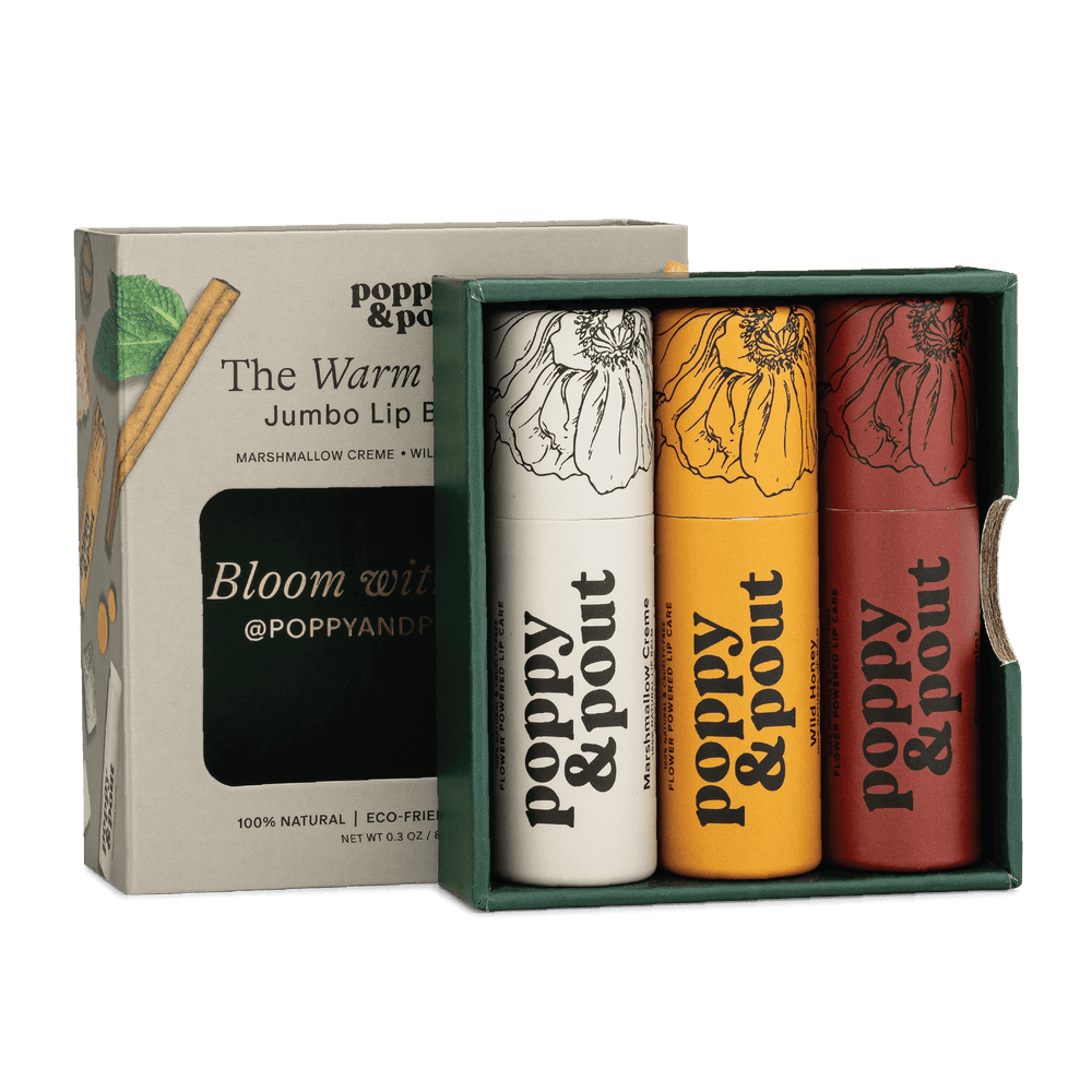 Gift Set, Lip Balm Trio, Warm & Toasty