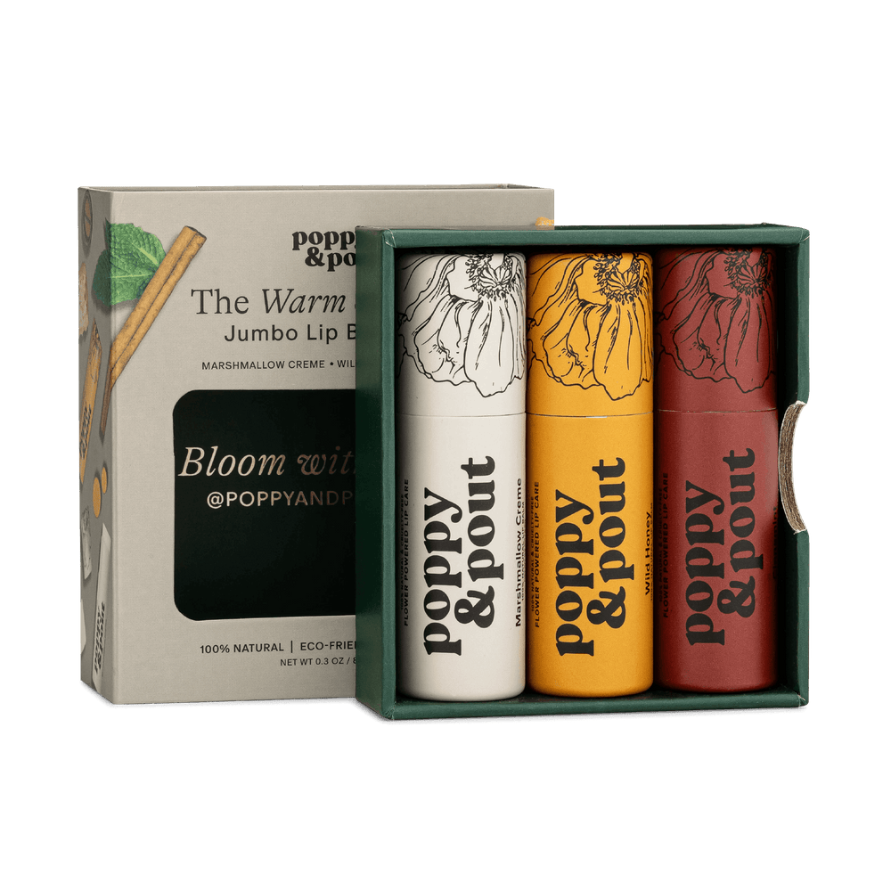 Gift Set, Lip Balm Trio, Warm & Toasty