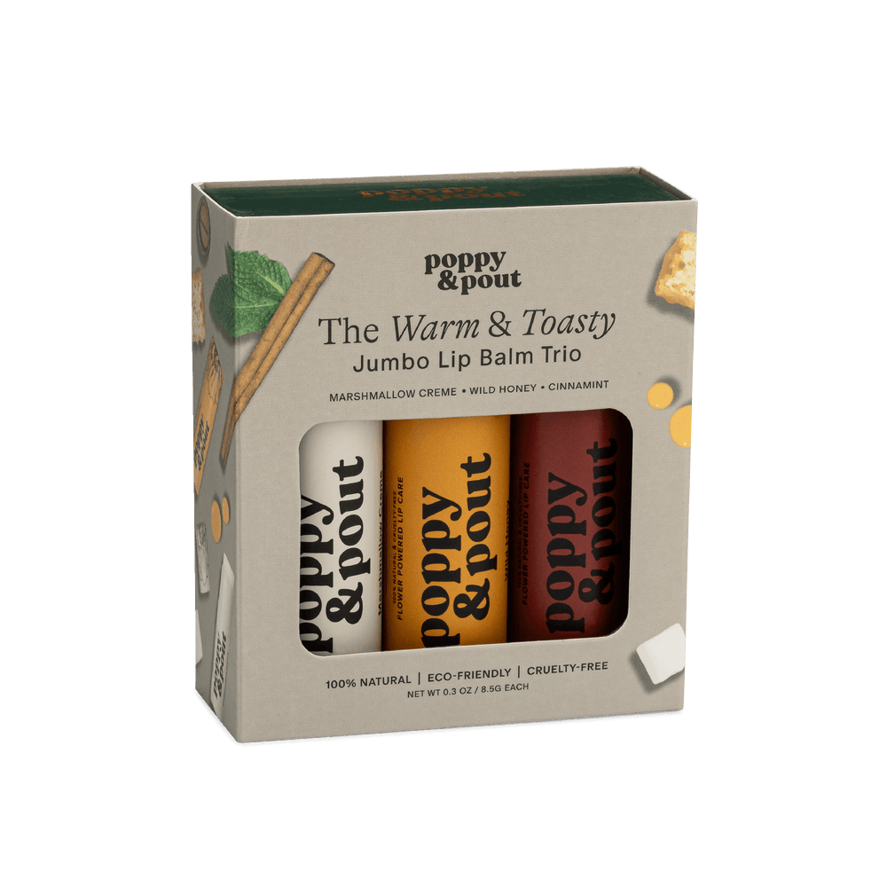 Gift Set, Lip Balm Trio, Warm & Toasty