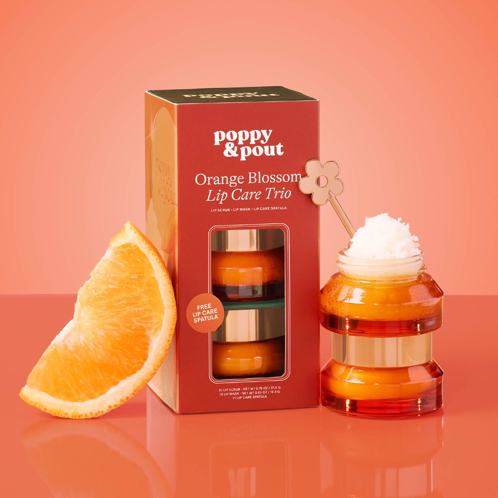 Gift Set, Lip Care Trio, Orange Blossom