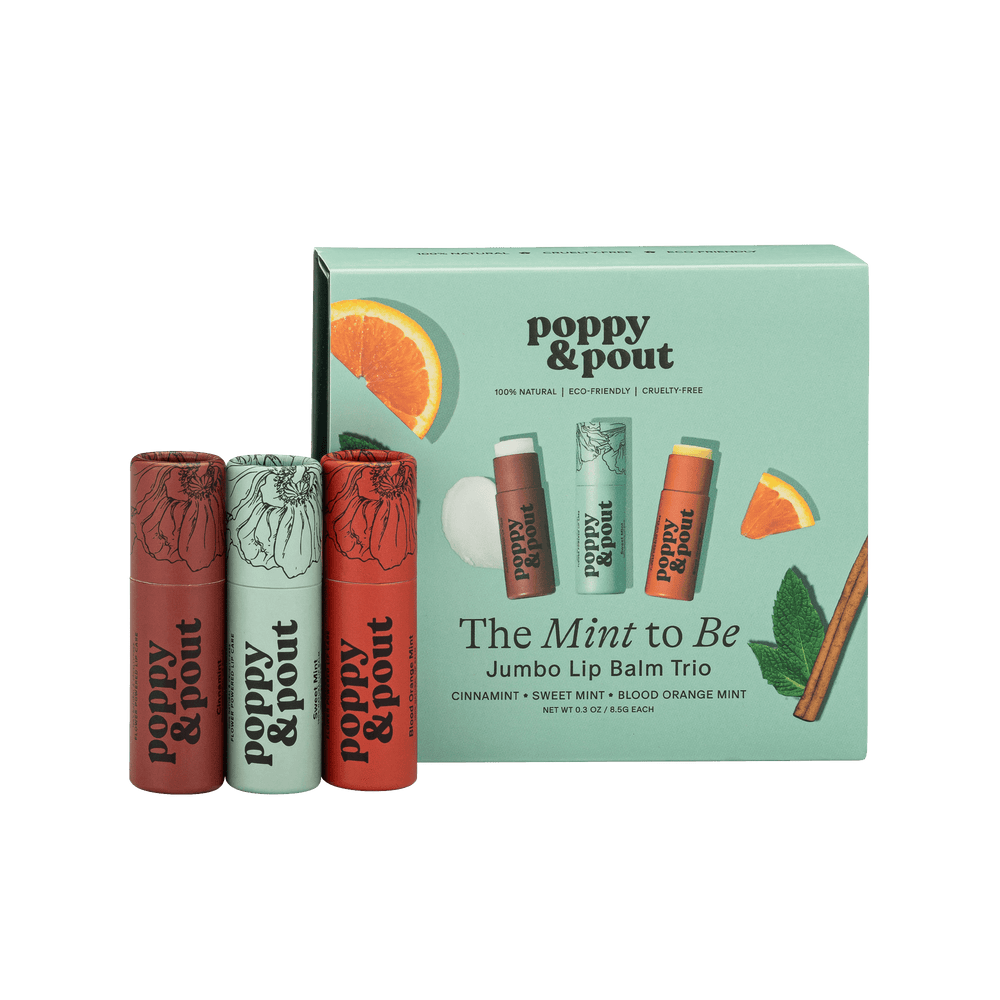 Lip Balm Trio - Poppy & Pout