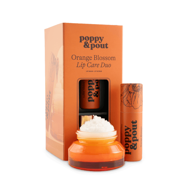 Orange Blossom Lip Care Duo | Poppy & Pout Natural Lip Care