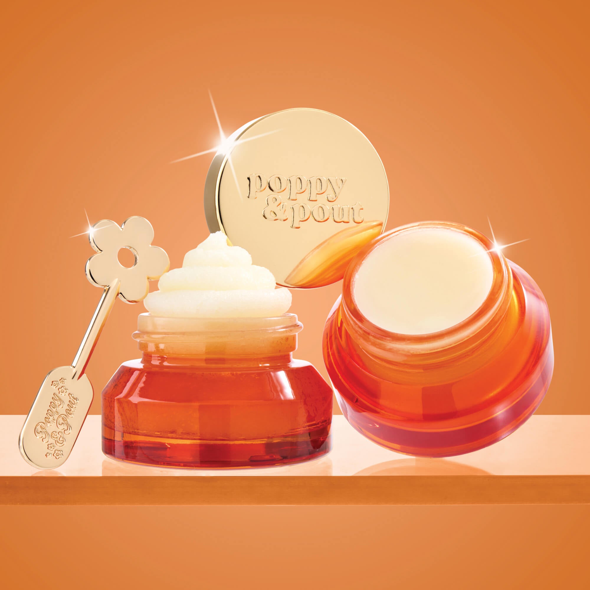 Orange Blossom Lip Care Trio | Poppy & Pout Natural Lip Care