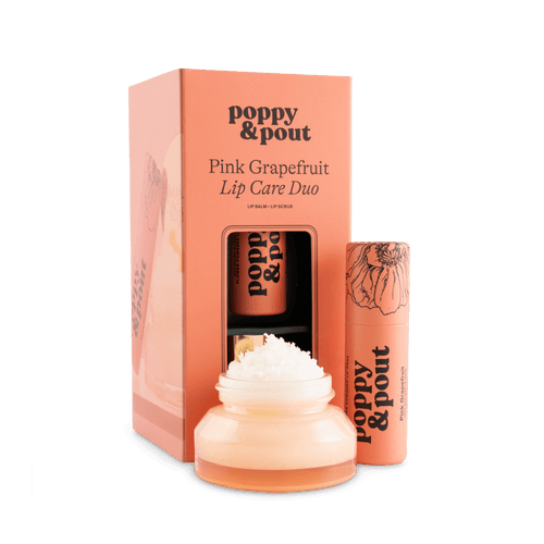 Gift Set, Lip Care Duo, Pink Grapefruit