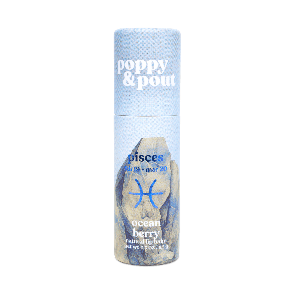 Lip Balm, Zodiac, Pisces Ocean Berry