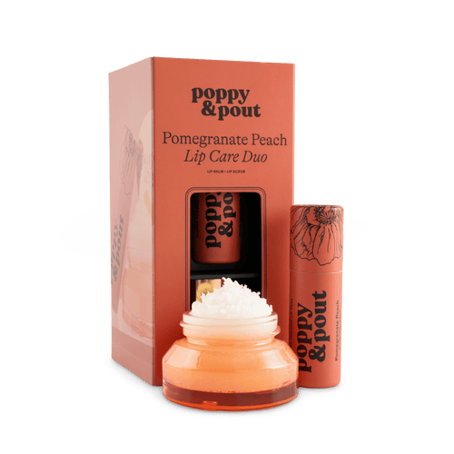 Gift Set, Lip Care Duo, Pomegranate Peach