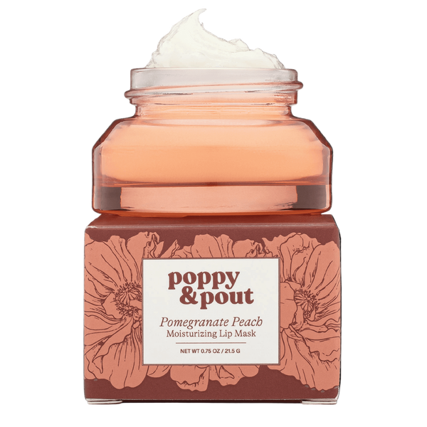 Lip Mask, Original, Pomegranate Peach – Poppy & Pout