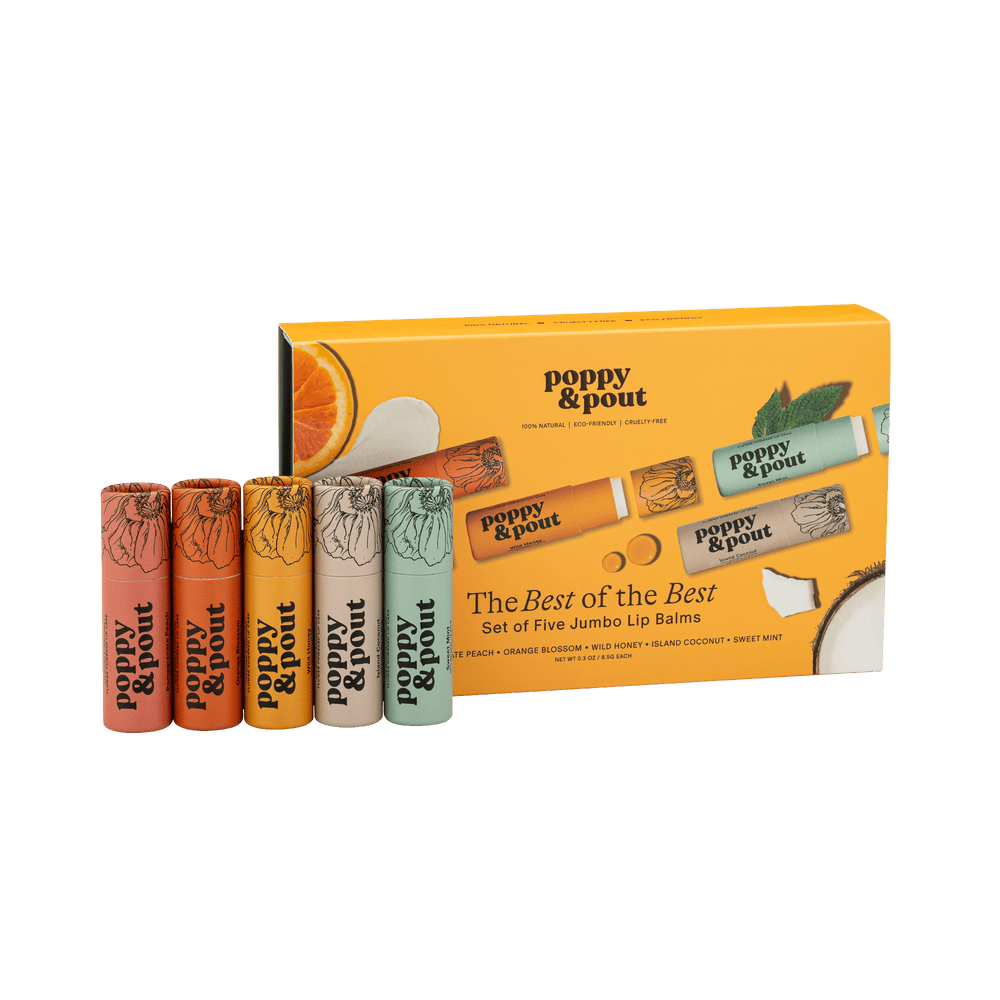 Set of Five Jumbo Lip Balm