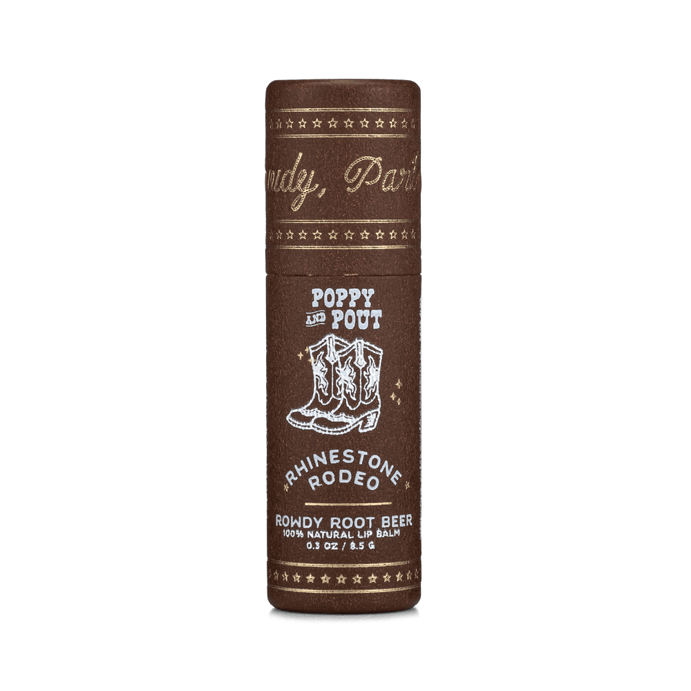 Lip Balm, Rhinestone Rodeo, Rowdy Rootbeer