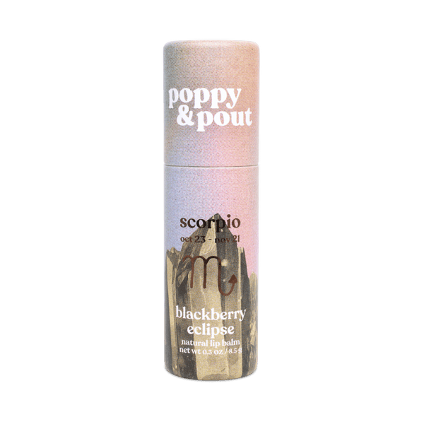 Lip Balm, Zodiac, Scorpio Blackberry Eclipse