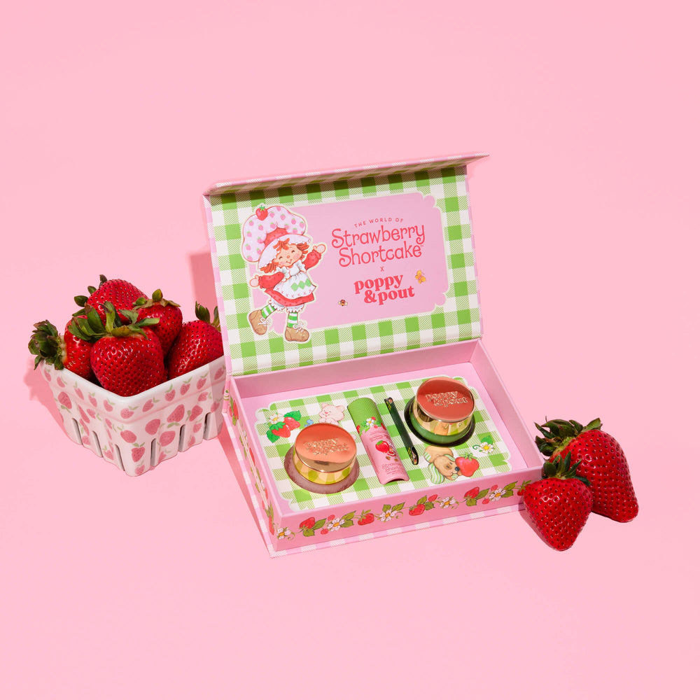 Limited Edition, Strawberry Shortcake, Lip Care Gift Set Trio