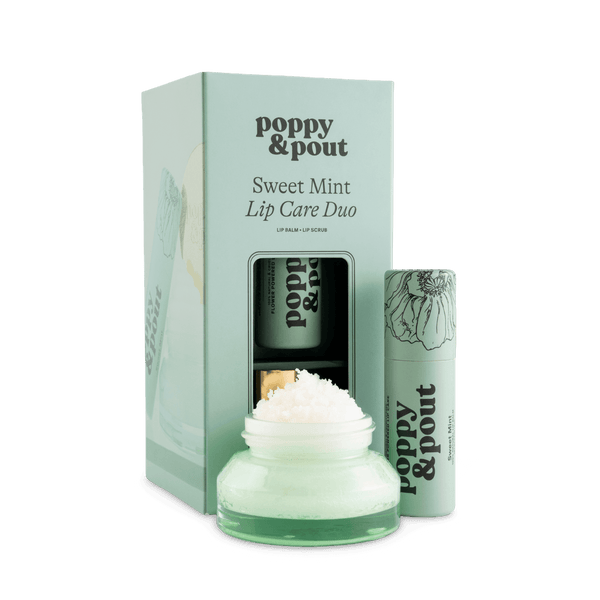 Sweet Mint Lip Care Duo | Poppy & Pout Natural Lip Care